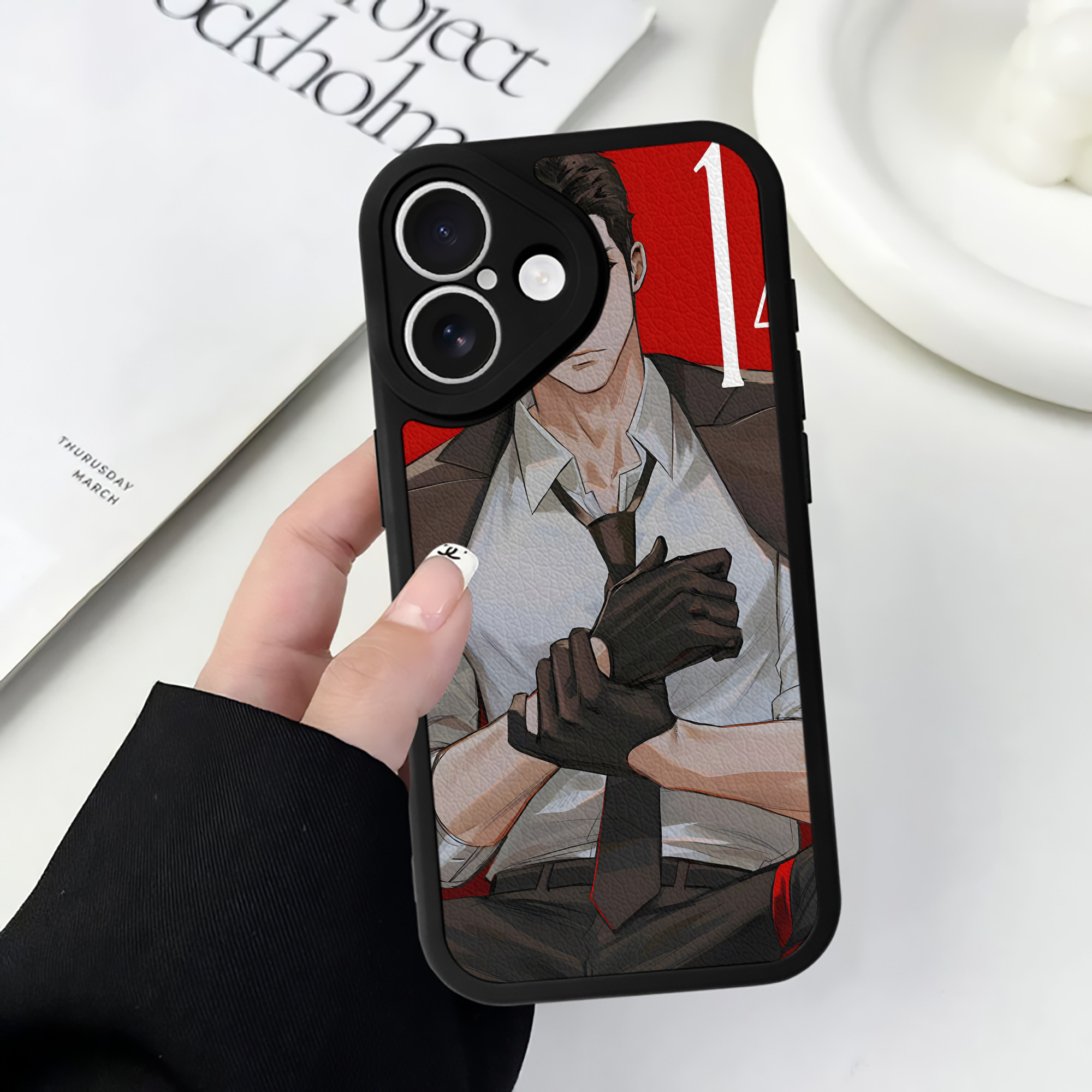 （画像用） SLAM DUNK／スラムダンク 【iPhone 16シリーズ対応】シリコンスマホケース（レザー調） 材質：シリコン